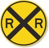 SmartSign Railroad Crossing MUTCD Compliant Sign | 30 3M High Intensity  Grade Reflective Aluminum