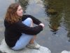 Rae contemplates the meaning of... (Medium).JPG