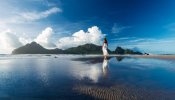 Firefly blue sky ocean reflection cloud island beaches mountains white dress 53575.jpg