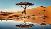 Firefly surreal time melting tree branches swing reflection desert sand dunesgiraffe 47401.jpg