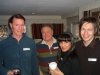 Zekeman, Robie, Sabah and JohnVF in the Basement.JPG