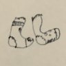 2 Left Socks