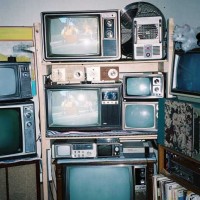 New TV shelf