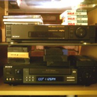 Sony VCR's in the media room