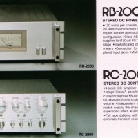 Rotel RB-2000 Preamp and RC-2000 Power Amp