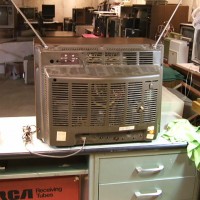 1972 Zenith 18" color table TV back view