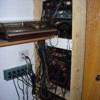 inside closet