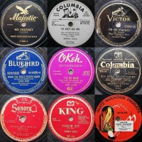 A collection of 78 Record lables found recently