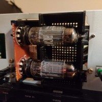 Luxman LV-105 RCA Black Plate 6CG7