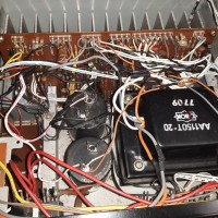 Interior - Power Supply, Amp Board, Heat Sink
