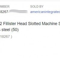 Fillister Screws