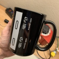 Electrolytic capacitor mug