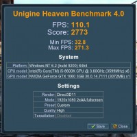 Heaven 8600k 1060 3 Gb #2
