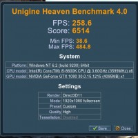 Heaven 8600k 1080 +125 +500