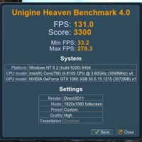 Heaven I3 8100 24GB GTX 1060 3GB Stock