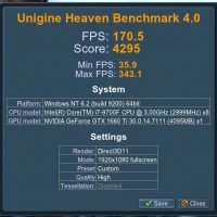 Heaven I7 9700F 32GB 1660 TI +100 +600