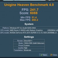 Heaven 5600G RTX 2070 Super #1 Stock 1080P