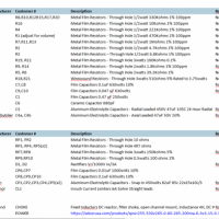 Parts List