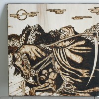 WOOD BURN OF B.O.C. ALBUM SOME ENCHANTED EVENING