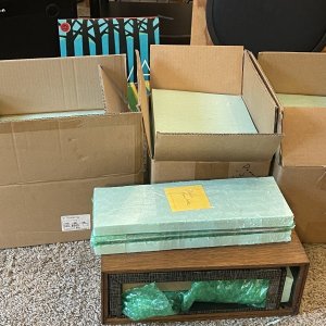 Three inner boxes packed, one to go.