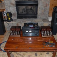 Our Linn & Carver gear with Mr. Carvers own tube amps