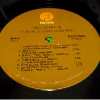 A Charlie Brown Christmas label 2