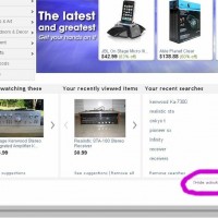 eBay Hide Activities