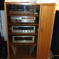 My system and Danish Style cabinet
