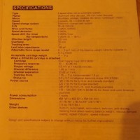 Ht-500 Specs