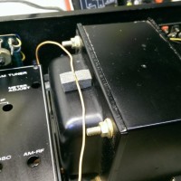 Antenna wire foam mount