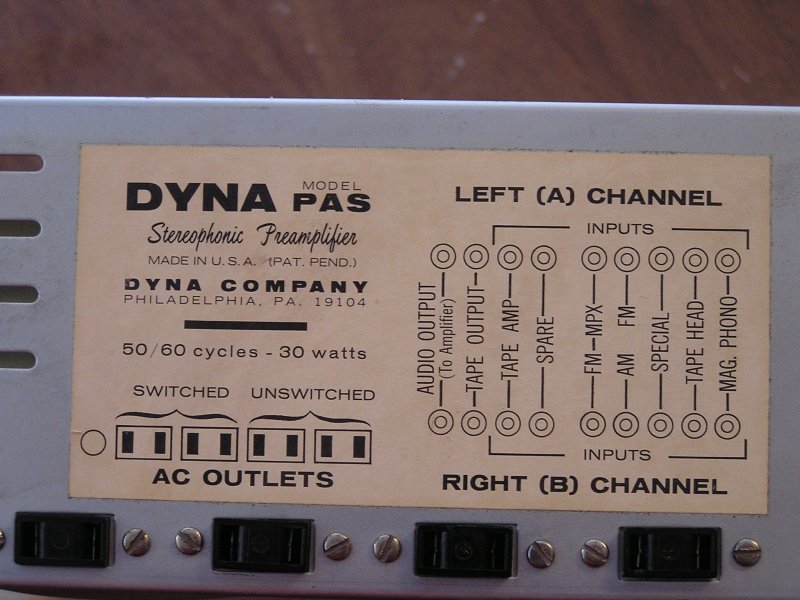 Stock Dynaco PAS 3 | Audiokarma Home Audio Stereo Discussion Forums