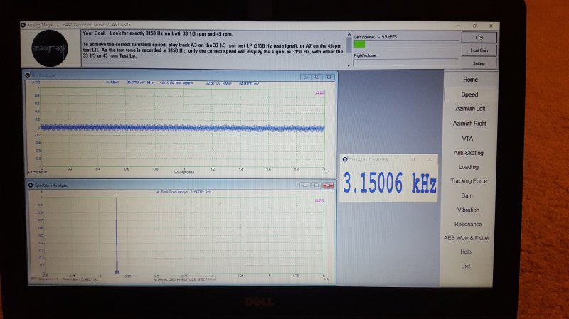 01. Turntable Speed Test (3.15kHz, Roadrunner/Eagle)