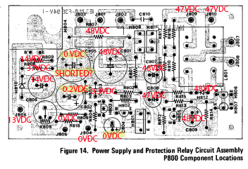 2275 Power Supply Board Testing Voltages