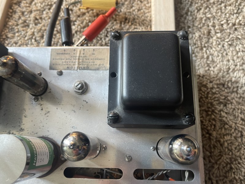 51-29 output transformer, top