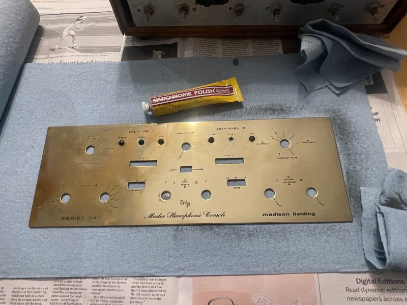Almost finished polishing