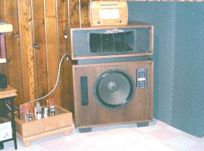 Altec model 19 with 300b amp
