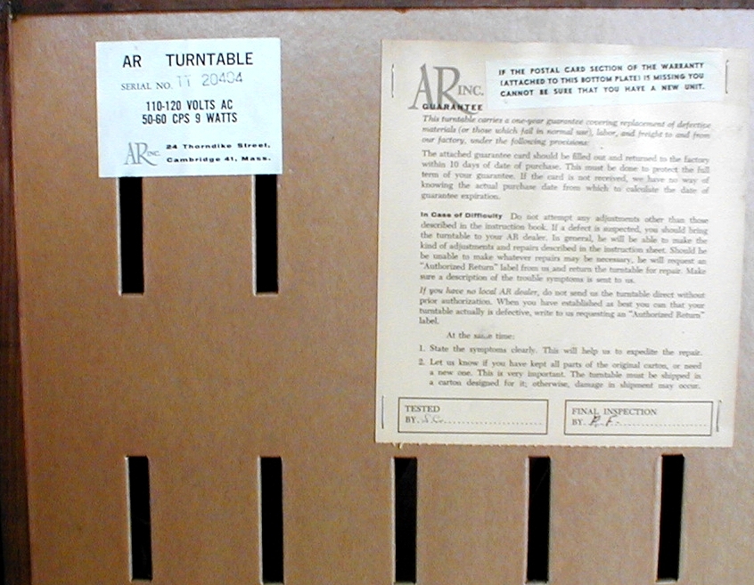 AR Turntable - The Original