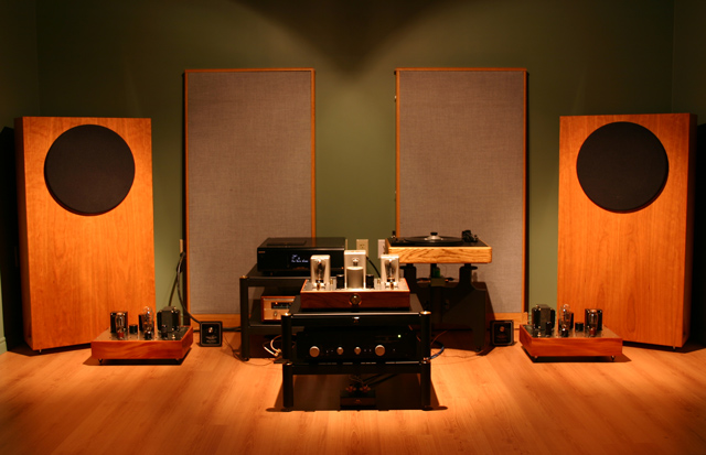 billfort's system with Altec corner cabinets
