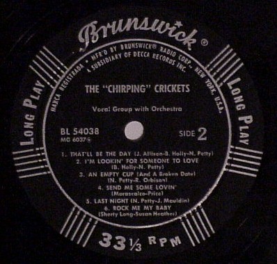 Buddy Holly & The Crickets - Commercial Copy