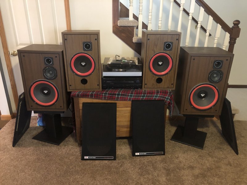 Cerwin Vega D-6E and D-2E