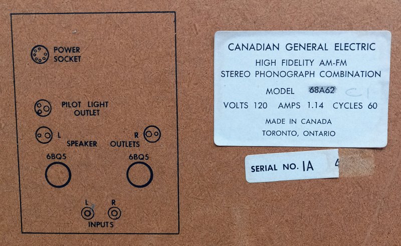 CGE  6  Model Number