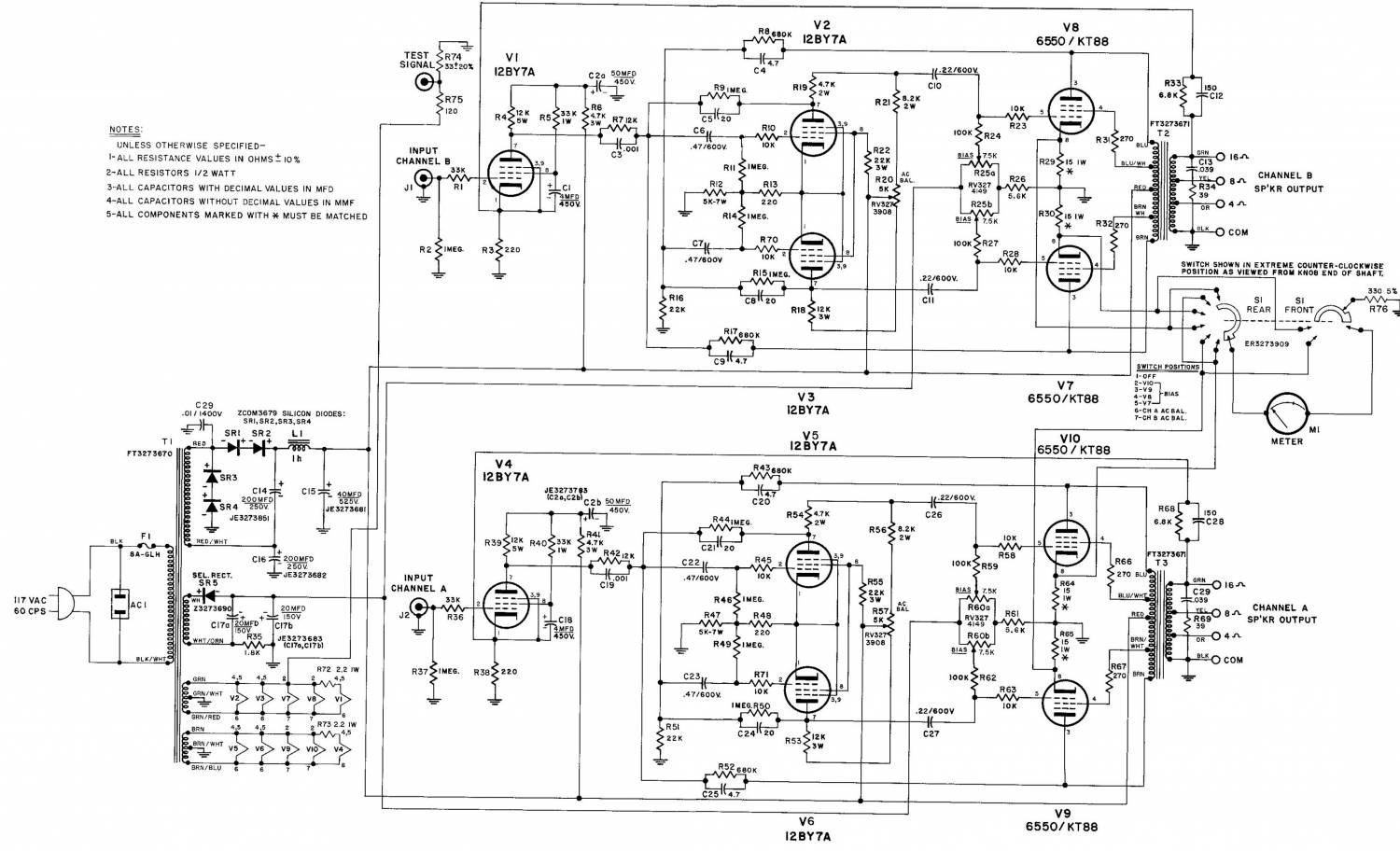 Citation II Schematic