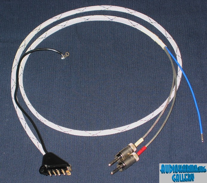 Custom Rebuilt Turntable Cable