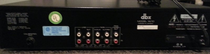 DBX 14/10 EQ/Analyzer