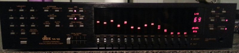 DBX 14/10 Equalizer/Spectrum Analyzer