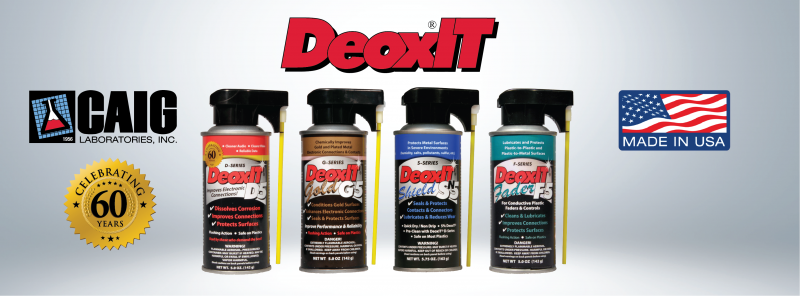 DeoxIT Sprays with Perfect Straw