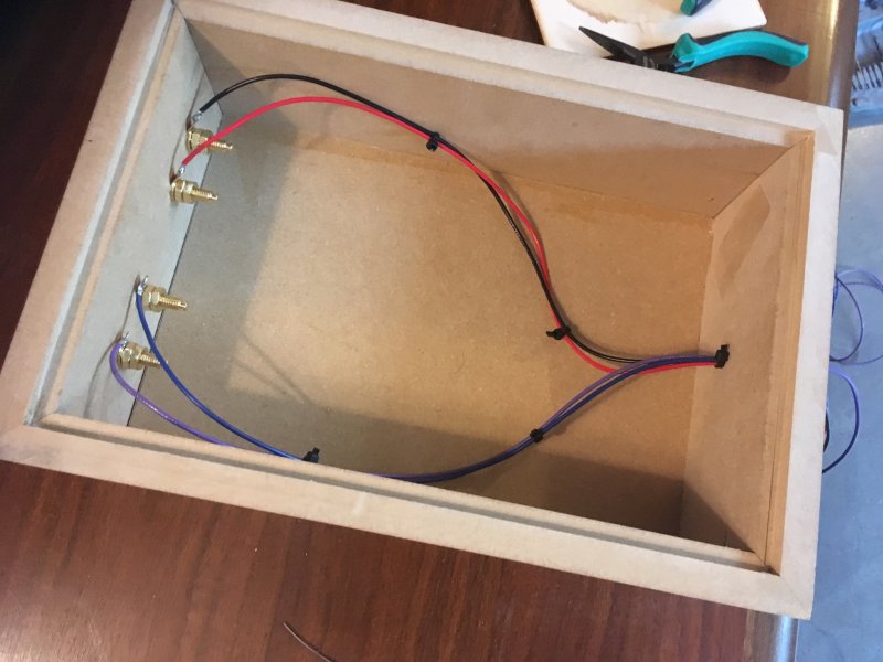 Direct wired to binding posts