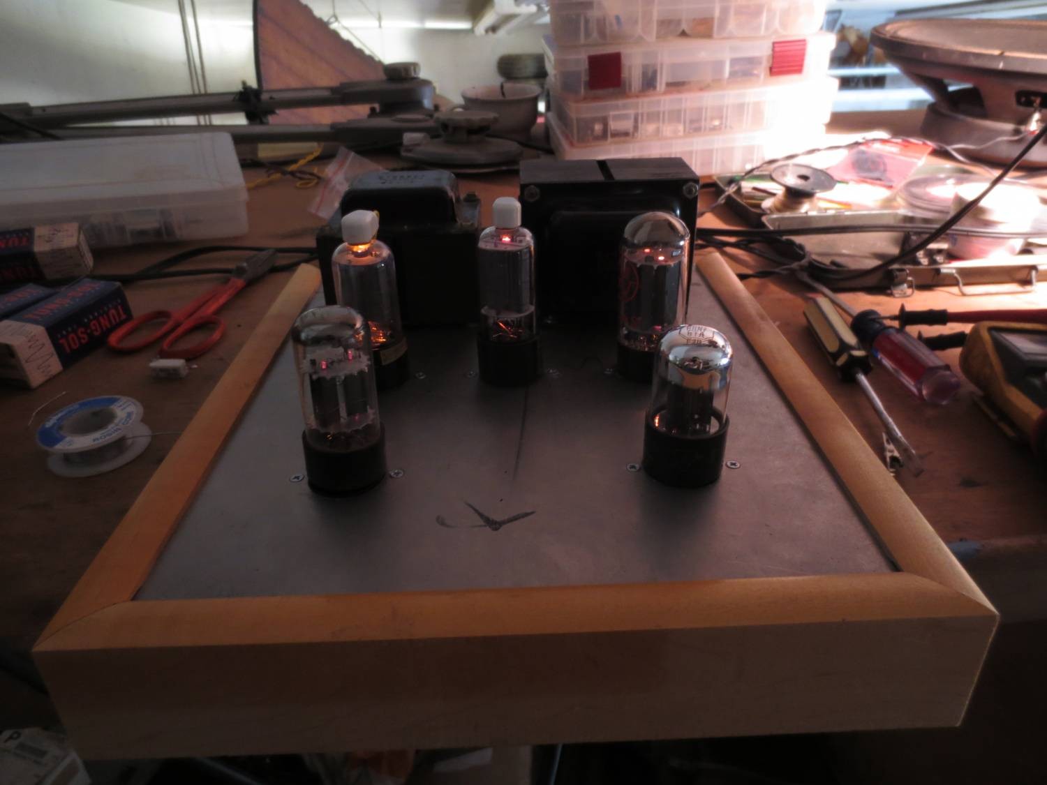 DIY 25w deflection tube amp