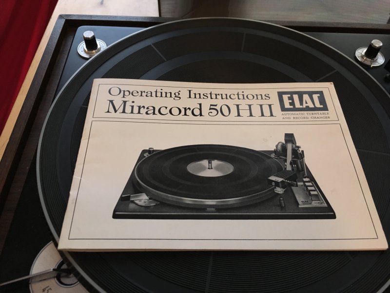 Elac Miracord 50H II Operating Instruction Manual