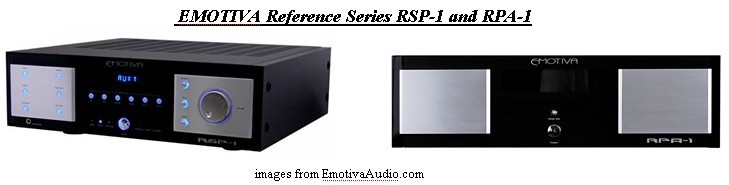 Emotiva Reference Series RSP-1 and RPA-1